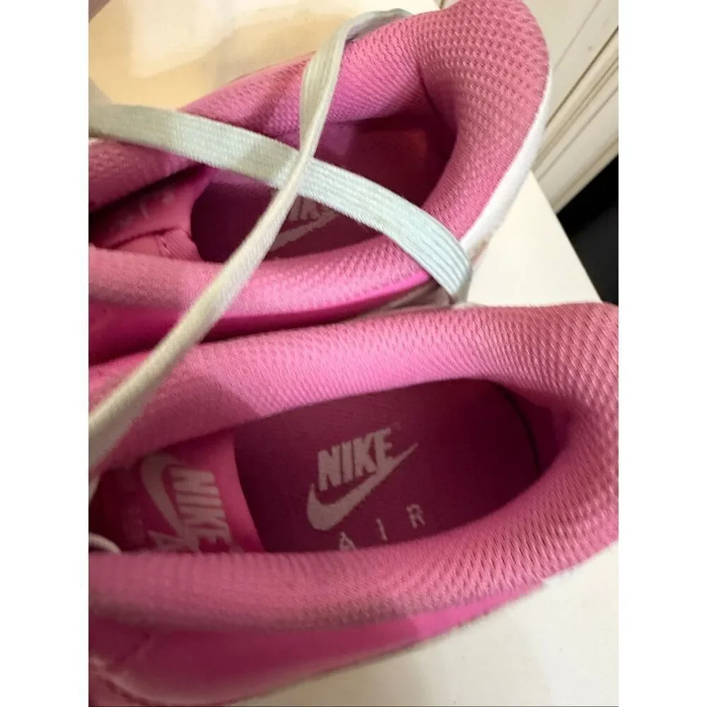 Nike Girls Air Force 1 Low Lace-up Sneakers Playful Pink Size 4Y
